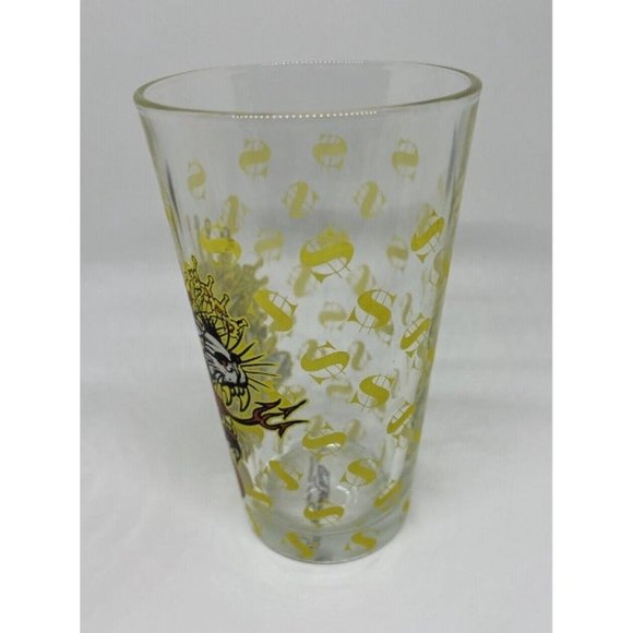 Ed Hardy Tattoo Art Pint Glass Christian Audigier  Las Vegas Skull,Snake,Tiger - Picture 5 of 10